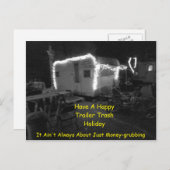 Trailer Trash Holiday EDL121015 Feestdagenkaart (Voorkant / Achterkant)