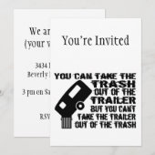 Trailer Trash Kaart (Voorkant / Achterkant)