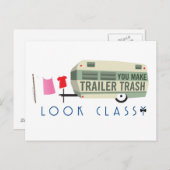 Trailer Trash Postcard Briefkaart (Voorkant / Achterkant)