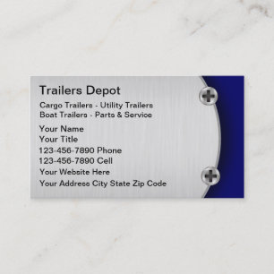 Trailer Zakelijke Kaarten Visitekaartje