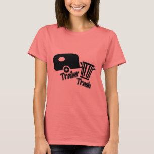 Trailerpark Leven.  Funny Trailer Trash Icons T-shirt