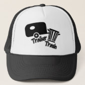 Trailerpark Leven.  Funny Trailer Trash Icons Trucker Pet (Voorkant)