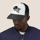 Trailerpark Leven.  Funny Trailer Trash Icons Trucker Pet (In situ)