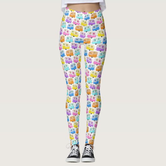  trailers voor kerstmis RV-kerst Leggings (Voorkant)