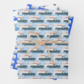 Trailers voor koffiezetwagens RV Vrachtwagens kleu Inpakpapier Vel (In situ)