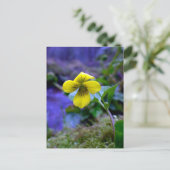 Trailing Geel Violet 01 Briefkaart (Staand voorkant)