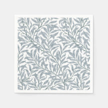 Trailing leafy William Morris cocktailservetten