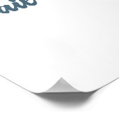 Traillauf Laten we onderweg zijn Poster (Hoek)