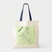Trailpaca Feelin' It Blue Handle Tote Bag (Voorkant)
