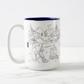 Trailpaca Stary Night Camp Sensaties Tweekleurige Koffiemok (Links)