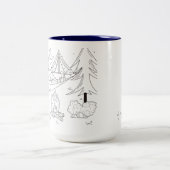 Trailpaca Stary Night Camp Sensaties Tweekleurige Koffiemok (Center)