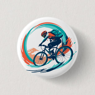 Trailrijder Ronde Button 3,2 Cm