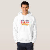 Trails, bier, honden Hoodie (Voorkant volledig)