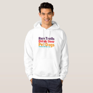 Trails, bier, honden Hoodie