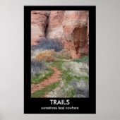 TRAILS Demotivationeel Poster (Voorkant)