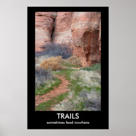 TRAILS Demotivationeel Poster