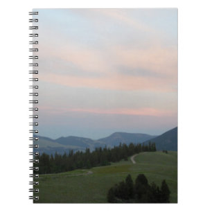 Trails door de bergen notitieboek