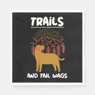 Trails en staart Wags Labrador Retriever Servet