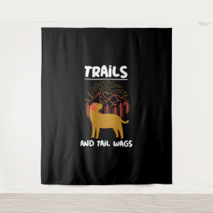 Trails en staart Wags Labrador Retriever Wandkleed