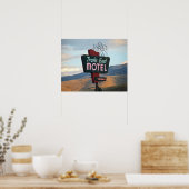 Trails End Motel Sign, Wyoming Poster (Keuken)