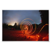 Trails of Light -fire editie- Foto Afdruk (Voorkant)