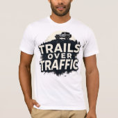 Trails Over Traffic T-shirt (Voorkant)