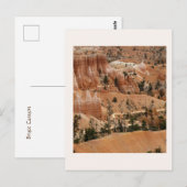 Trails van Bryce Canyon Briefkaart (Voorkant / Achterkant)