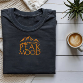 Trailtherapie Minimalistische Bergwandel Tri-Blend Shirt