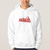 Train 03 - Ruby Red Hoodie (Voorkant)
