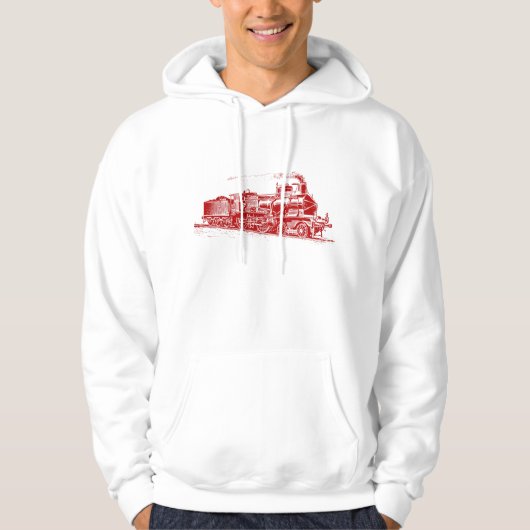 Train 03 - Ruby Red Hoodie (Voorkant)