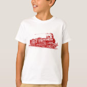 Train 03 - Ruby Red T-shirt (Voorkant)