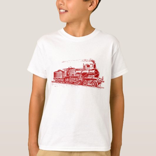 Train 03 - Ruby Red T-shirt (Voorkant)