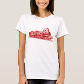 Train 03 - Ruby Red T-shirt (Voorkant)