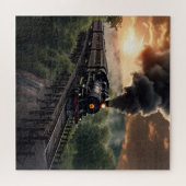 Train-1-2 Puzzle Legpuzzel (Horizontaal)