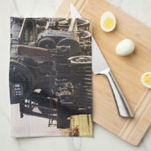 Train 1 keukenhanddoek (Quarter Fold)