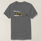 Train 1 voor paarden t-shirt (Design voorkant)