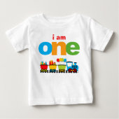 Train 1st Birthday T-shirt Toddler Baby Kind (Voorkant)