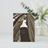 Train_2 Post Card Briefkaart (Staand voorkant)
