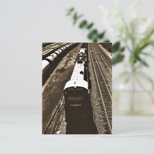 Train_2 Post Card Briefkaart (Staand voorkant)