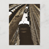 Train_2 Post Card Briefkaart (Voorkant)