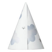 Train 2e verjaardag Pet van het Patroon van de Aar Feesthoedjes (Achterkant)