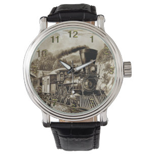 Train 32 Horloge- en nummeropties Horloge
