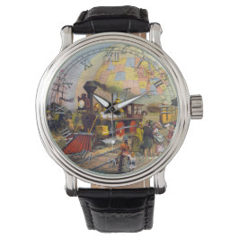 Train 33 Horloge- en nummeropties Horloge