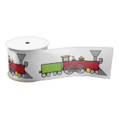 Train 3 inch satijnen lint (Spoel)