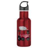 Train 3D Cherry Red Waterfles (Voorkant)