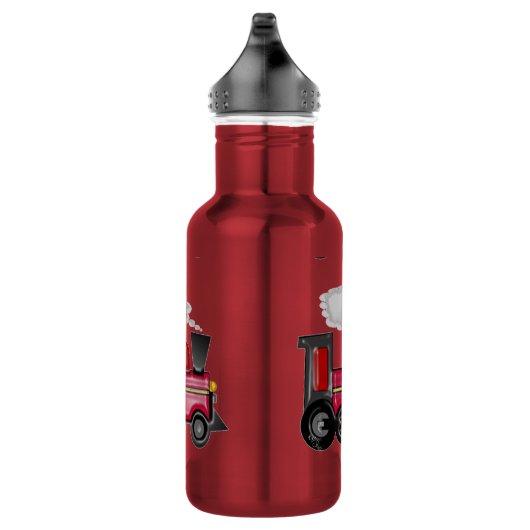 Train 3D Cherry Red Waterfles (Rechts)