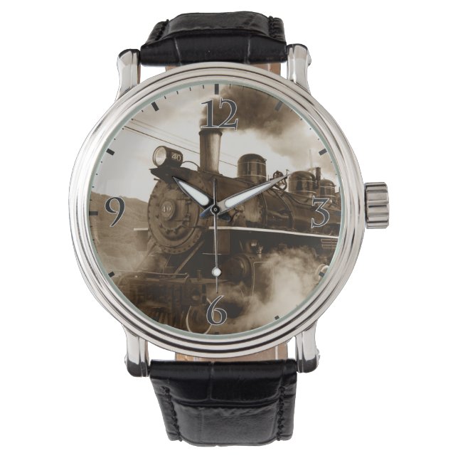 Train 4 Horloge & Numeral opties (Voorkant)