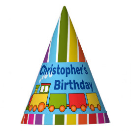 Train - Aangepaste verjaardag Feesthoedjes