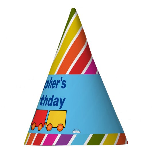 Train - Aangepaste verjaardag Feesthoedjes (Rechts)