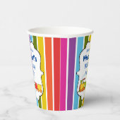 Train - Aangepaste verjaardag Papieren Bekers (Rechts)